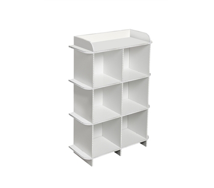 A Dorm Space Saver - Deco Dorm Storage Shelf - 6 Bin