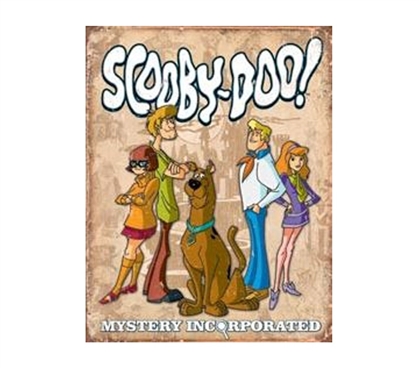 Scooby Doo Tin Sign