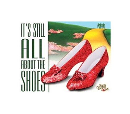 Must Haves For College - All About The Shoes Tin Sign - Decor For Dorms