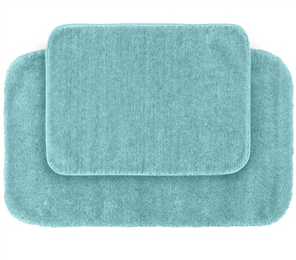 Classic Bath Mat Set - Seafoam (2 Piece Set) Dorm Essentials College Supplies