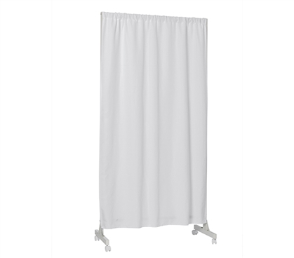 Dorm Room Privacy Divider Curtain Portable Partition Screen on Wheels College Supplies Checklist