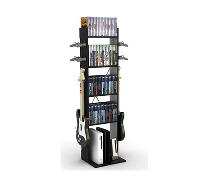 College Gaming Towers - Game Central Tall - Black