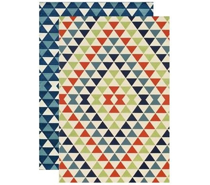 Rugs Add Color And Style - Tetra Dorm Rug - Decor For Your Dorm Room