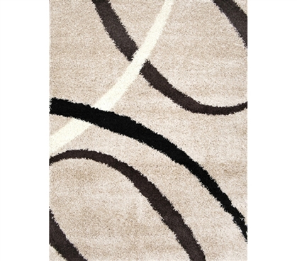 Rugs Are Dorm Essentails - Symphony College Rug - Beige - Cover Your Dorm Floor