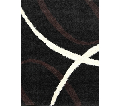 Must Have College Products - Symphony College Rug - Black - Cool Dorm Decorations