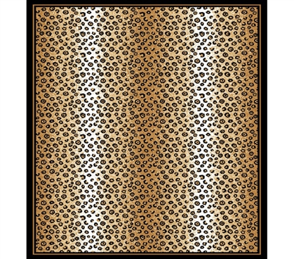 Dorm Room Streaking Leopard Print College Rug Decor Essentials