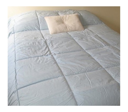 College Ave 100% Cotton Twin XL Comforter - Starlight Blue - Calming Color