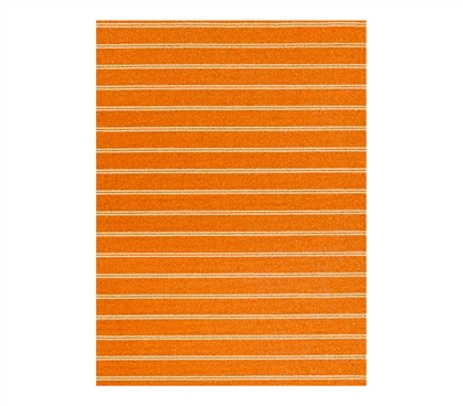 Classic Stripes College Rug - Orange College Supplies Dorm Room Decorations