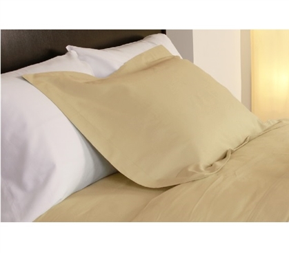 Temperature Regulation Dorm Pillowcases - Light Yellow Dorm Essentials