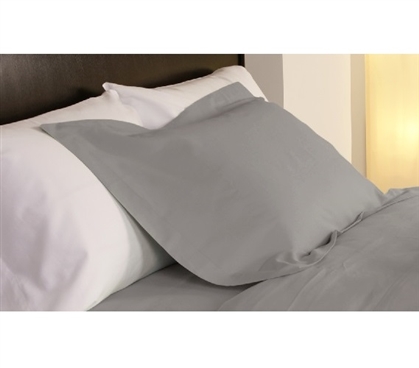 Dorm Bedding Dorm Necessities Temperature Regulation Dorm Pillowcases - Gray Dorm Essentials