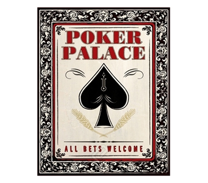 Poker Palace Gambling College Dorm Poster great dorm room decorating poster Poker theme for college students