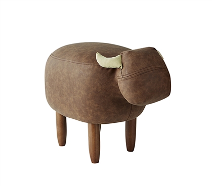 Essential Dorm Room Animal Seating Stool Unique Marco Brown Cow Animal College Decor