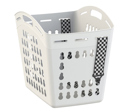 Hands Free Laundry Basket With Adjustable Strap