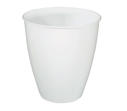 Round Trash Bin - White