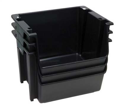 Black Dorm Room Accessories Stackable Nesting Dorm Bins Must Have College Essentials