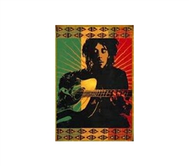 Playing Music From His Soul - Bob Marley Tapestry
