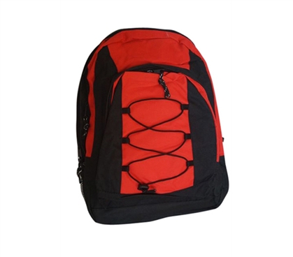 Cross Campus Backpack - Red Dorm Essentials Must Have Dorm Items