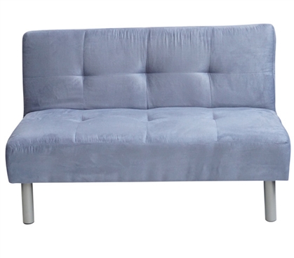 College Mini-Futon - Moonlight Blue Dorm Essentials Dorm Furniture
