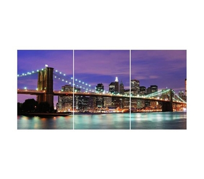 New York Panoramic Wall Art - Peel N Stick - Add Some Cool Wall Decor