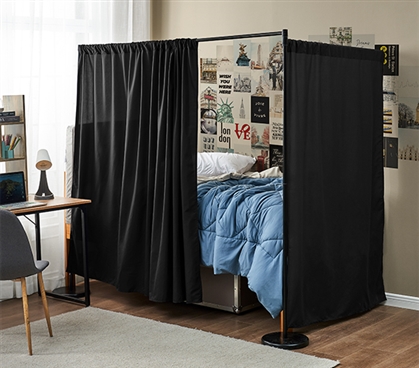 Don't Look At Me - While I Sleep Privacy Divider - Black Frame