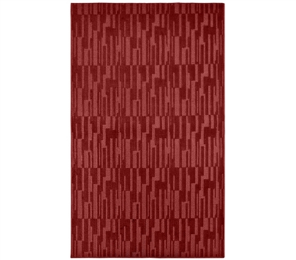 Live Passionately - Allusion College Rug - Chili Red