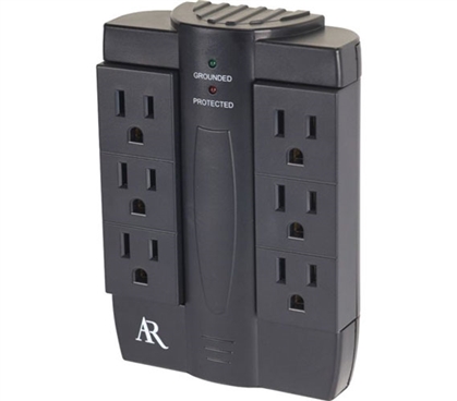 6 Outlet Swivel Plug-in Surge Protector