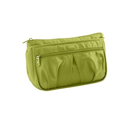 Cheap Bathroom Bag Keeps Your Dorm Essentials Organized - Parasail Ripple Cosmetic Case - Green