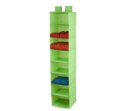 Lime Green 8-Shelf Hanging Organizer