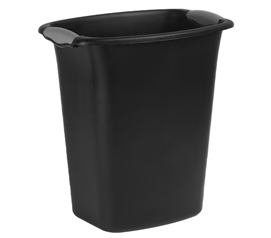 Compact Trash Can - 3 Gallon - Black