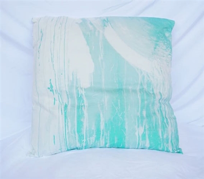 Twin XL Bedding Drip Paint Yucca Cotton Throw Pillow