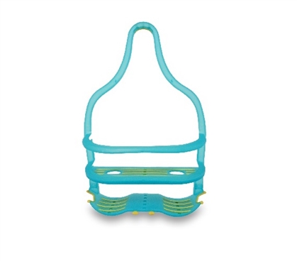 Showerhead Dorm Shower Organizer - Teal Dorm Essentials Dorm Shower Caddy