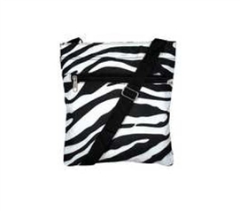 Black and White Zebra Purse Messenger Bag Dorm Essentials Dorm Necessities