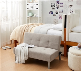 2East College Mini-Futon - Boucle Taupe