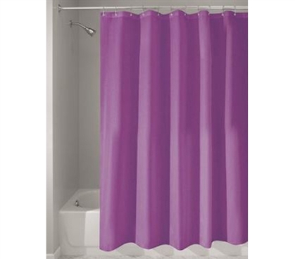 Purple College Shower Curtain Or Liner