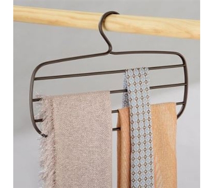 Bronze Scarf Hanger Dorm Storage Solutions