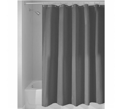 Charcoal College Shower Curtain or Liner