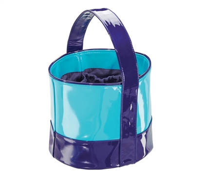 Dorm Shower Tote Small - Navy and Teal
