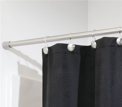 Tension Shower Curtain Rod for In Dorm College Apartment Showers Adjustable Dorm Supplies