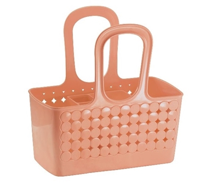 Divided Bath Shower Tote - Coral Must Have Dorm Items Dorm Accessories