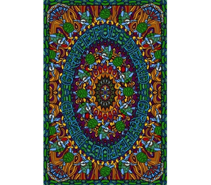 Grateful Dead Terrapin Dance Tapestry College bedding accessory