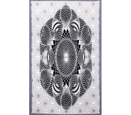 Cheap And Cool Decor - Dark Lotus Tapestry - Make Those Walls Look Better