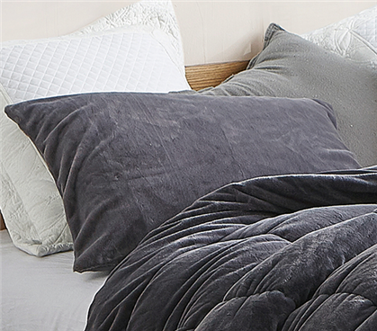 Softy Smooth Super Soft College Pillow Sham Standard Size for Comfy Dorm Pillows