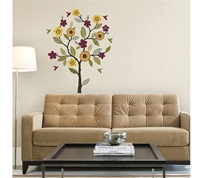 Make Dorm Room Pretty - Twig & Tree Decor - Peel N Stick - Add Some Fun