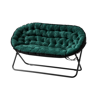 Additional Dorm Room Seating Option Cozy Papasan Dorm Sofa Jasper Green Style