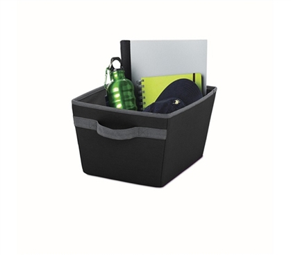 Handy Dorm Storage Bin - Black - Useful Dorm Storage Item