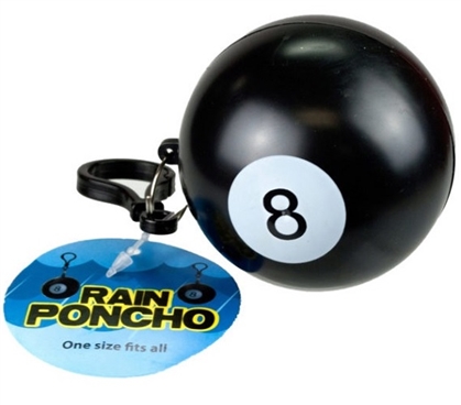 8-Ball Rain Poncho