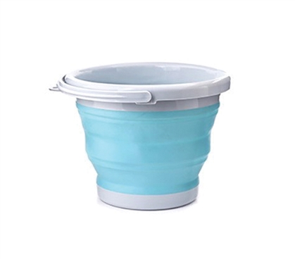 Collapsible Storage Bucket - Aqua