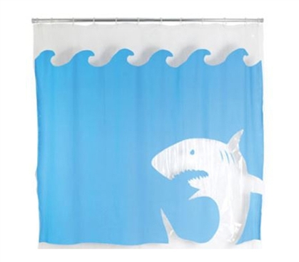 Jaws Attack Shower Curtain