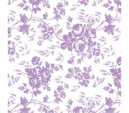 College Supplies Grip Print Shelf Liner - Toile Lavender