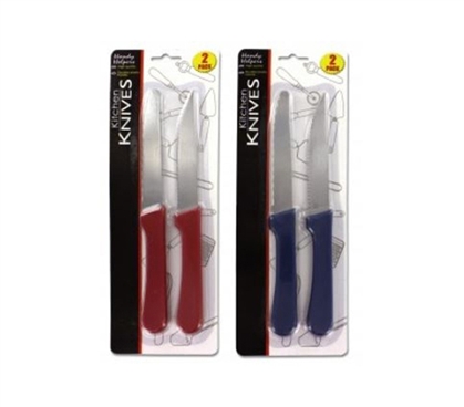 Kitchen Knives - Pack Of 2 - Assorted Colors